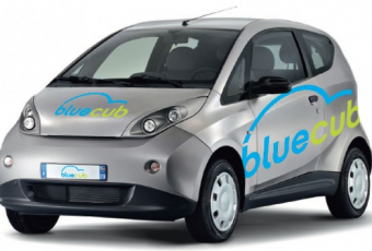 La voiture électrique Bluecub arrive à Bordeaux