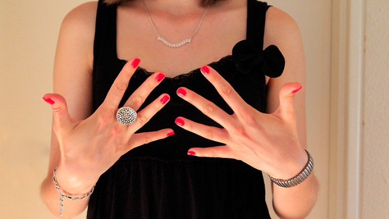 Des mains de mamie !