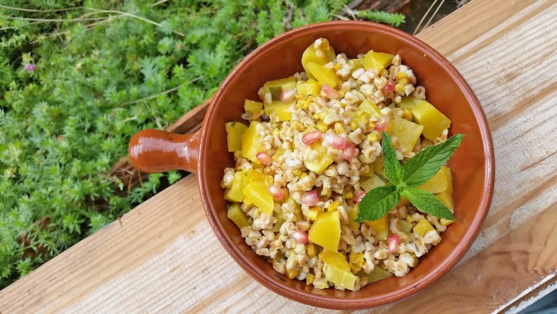 De la grenade pour une recette sucrée-salée de saison
