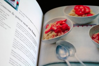 « Recettes végétariennes: cuisine 100% saine » by Larousse. My new cookbook so végé en plus