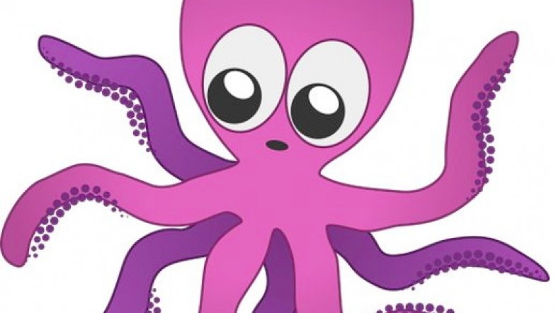 Logiciel Tincta Text Editor pour mon Mac, il est trop mignon ce poulpe violet-rose !